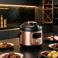 Mini-cuiseur à pression électrique 1,8 L compact multifonction pour la maison