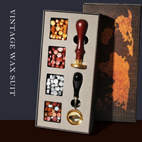 Fabricant de timbres de perles de cire à cacheter colorées pour kit de timbres de sceau de cire ensembles de boîte de carte