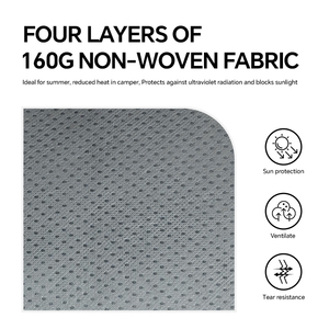 NHCX <span class=keywords><strong>Pare</strong></span>-soleil externe pliable pour <span class=keywords><strong>camping</strong></span>-<span class=keywords><strong>car</strong></span>, couverture de <span class=keywords><strong>pare</strong></span>-<span class=keywords><strong>brise</strong></span> pour <span class=keywords><strong>camping</strong></span>-<span class=keywords><strong>car</strong></span>, protection UV - Product Image 2