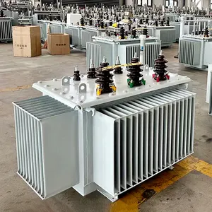 Trasformatore a tre fasi montato su poli 125/160/200/250 kVA 10kV/20kV/35kV a 400V tipo olio ad alta frequenza trasformatore
