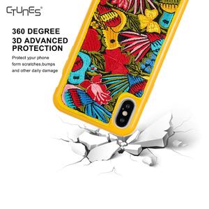 Broderie de luxe Étui En Cuir Motif <span class=keywords><strong>Coque</strong></span> De Téléphone Personnalisée Pour <span class=keywords><strong>iPhone</strong></span> <span class=keywords><strong>XS</strong></span> Pour <span class=keywords><strong>Apple</strong></span> Protecteur de Couverture Arrière - Product Image 6
