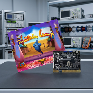 เครื่องเล่นเกม HET/FRO Aladdin Lamp แบบสัมผัสคู่ แนวตั้ง 5 รอก 9 เส้น 5V/12V ภาษาอังกฤษ แบบหยอดเหรียญ จอคู่ - Product Image 2