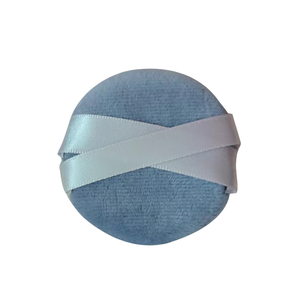 Al por mayor super suave <span class=keywords><strong>gris</strong></span> polvo <span class=keywords><strong>puff</strong></span> suave cosmético Puffs terciopelo maquillaje polvo <span class=keywords><strong>puff</strong></span> - Product Image 5