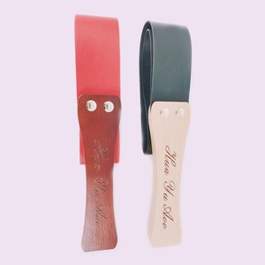 Huayu Ao <b>Leather</b> Paddle Black And Red Wooden Handle Spanking <b>Tool</b> For Adults Unisex Game Accessories - Product Image 3