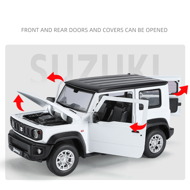 1/24 Suzuki Jimny Alloy Model Car with Sound & Light - Perfect