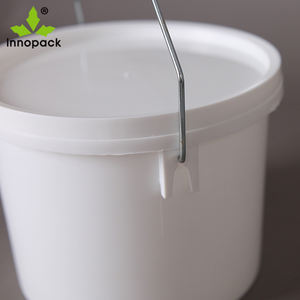 Seau en plastique recyclable personnalisé 2L avec couvercle et poignée pour peinture - Product Image 6