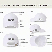 Maßgefertigter 3D-Stickerei-Leder-Patch Trendige Gebogene Baumwoll-Schweißabsorbierende Personalisierte Sport-Golf-Baseballkappe 6-Panel