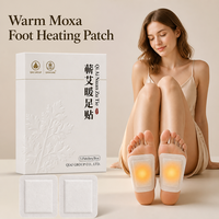 Patch chauffant personnalisable à l'armoise pour les pieds, auto-chauffant, pour les soins thermiques quotidiens des pieds