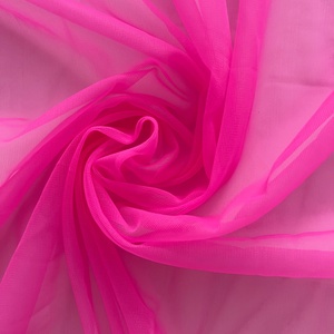 Hot Bán 100% <span class=keywords><strong>Nylon</strong></span> Thoáng Khí Lưới Vải Tuyn Vải Mềm Dệt Kim Rèm Wedding Dress Dệt Cho Cô Gái Sheer Căng Cho Đồ Chơi - Product Image 4