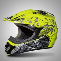 Casque CROSS WLT-125 Rouge pour Moto Tout-Terrain