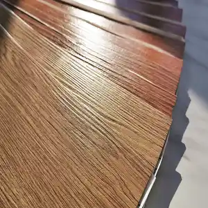 Gouden Grenen Hdf Eenvoudig Te Installeren Zelfklevende Vinyltegel Pvc-Schil En Stok Vloer Plastic Vloeren Met Lijm Voor Binnen