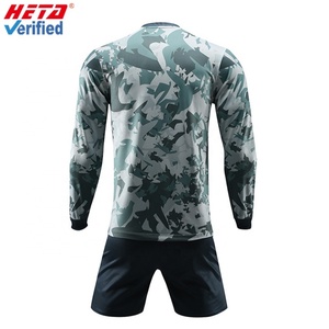 Uniforme Deportivo de Entrenamiento Dryfit 100% Poliéster al por Mayor, Diseño Personalizado Gratuito, Camiseta de Fútbol de Manga Larga - Product Image 2