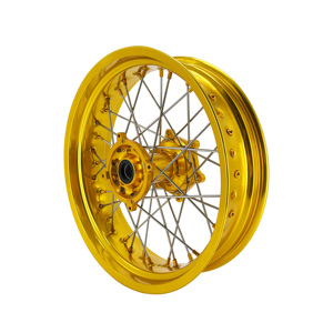 Set di Ruote a Raggi in Lega di Alluminio da 17 Pollici per Supermoto - Product Image 1