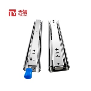 Hot Selling Heavy Duty Telescopic Channel <b>Drawer</b> <b>Slides</b> Cabinet Kitchen Sliding Soft Closing 45mm Furniture <b>Slide</b> - Product Image 1