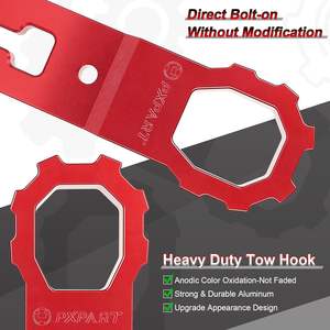 OVOVS nuovo paraurti anteriore traino ganci traino F-150 pesanti compatibili con Ford F150/<span class=keywords><strong>Raptor</strong></span> 2009 + - Product Image 5