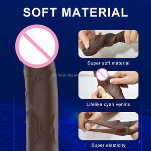 HG tragbarer Dildo für Paare Sexspielzeug für Frauen Masturbation und Herren Extender Kondome und Dildos für Männer - Product Image 5