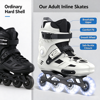 Patins à roulettes pour adultes, patins à roulettes freestyle slalom, hommes, femmes, professionnels, intérieur, extérieur, chaussures de patinage fitness unisexes