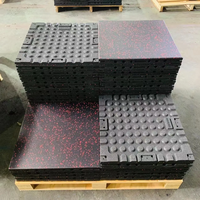 Plancher en caoutchouc de gymnastique 15mm d'épaisseur tout en caoutchouc fin de meilleure qualité pour l'utilisation en zone de sport imperméable et insonorisé