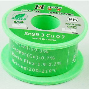 Fil à souder sans plomb à âme de colophane 0,8 mm 250 g avec 2 % de flux <span class=keywords><strong>pour</strong></span> <span class=keywords><strong>soudure</strong></span> électronique - Product Image 2