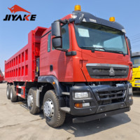 Camion benne Sinotruk HOWO TX 8x4 de 50 tonnes à forte capacité de montée, 12 roues, pour usage sur routes en pente, à vendre en RDC