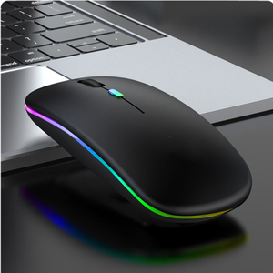 2.4g <strong>Wireless</strong> <strong>Mouse</strong> Rechargeable Charging Ultra-thin Silent <strong>Mouse</strong> Mute Office <strong>Notebook</strong> <strong>Mice</strong> Opto-electronic for Home Office Use - Product Image 1