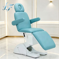 Table de massage électrique professionnelle de luxe personnalisée à 3 moteurs pour salon de beauté, esthétique et soins des cils