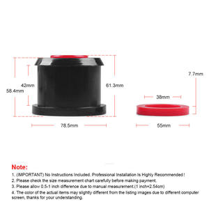 Bujes de Brazo de Suspensión MINI R55/R56/R57/R58/R59, Delanteros y Traseros, de Poliuretano para Modificación Automotriz - Product Image 5