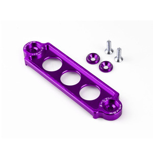 CRASTP Universal Car Battery Mount 3-Hole Aluminum <b>Bracket</b> For Battery Clip Modification - Product Image 3