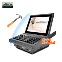 Sistema POS MINI10 de 10.4 Pulgadas con SSD, CPU Intel J1900, Windows 7/10, Resolución 1024x768, Pantalla Táctil para Supermercado, Caja Registradora