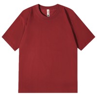 Corona DROP Shoulder Vintage kaos katun Lengan setengah Logo berdiri kerah baju kerja pakaian pasangan lengan pendek 220