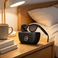 Lunettes Intelligentes Sans Fil Style Meta avec Caméra IA, Commande Vocale, Étanchéité IPX-5, Traduction en Temps Réel, Appel Vidéo HD 1080P