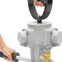 Mélangeur pneumatique rotatif portable SURMA de 25 gallons, type D, vitesse réglable, 1/6HP, multifonctionnel, petit, portatif, écologique, économe en énergie
