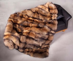 Lussuoso Plaid in Vera Pelliccia di <span class=keywords><strong>Volpe</strong></span>, Fodera in Stile Cashmere, Coperta in Pelliccia, Vari Colori, Tappeto in Pelliccia, Plaid in Pelliccia di <span class=keywords><strong>Volpe</strong></span>, Coperta Riscaldante in Pelliccia - Product Image 3