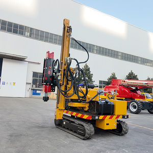 Mini-rampe à pieux HXR3 en promotion avec fonction de forage par tarière et de pose de pieux à vis pour montage solaire au sol - Product Image 5