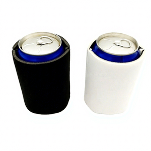 12oz Slim Blank Sublimation Cartoon Pattern Collapsible Insulated Waterproof Neoprene Can <b>Cooler</b> Zipper Closure Custom Logo - Product Image 1