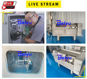 Machine de découpe automatique de viande congelée Baiyu à haute efficacité <span class=keywords><strong>pour</strong></span> la transformation de cubes de viande et de légumes - Product Image 2