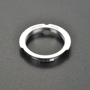 Adaptateur en cuivre pour <span class=keywords><strong>objectif</strong></span> <span class=keywords><strong>Leica</strong></span> M39 LTM 6 bits vers monture M L/M 50-75 35-135 28-90, service d'usinage CNC sur mesure, pièces en laiton - Product Image 3