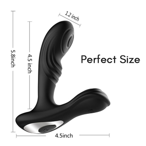 12 режимов вибрации, товары для взрослых, массажер простаты, беспроводной пульт дистанционного управления, зарядка через USB, анальный электрический вибратор, анальная пробка - Product Image 5