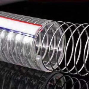 Tubo de PVC para exteriores de <span class=keywords><strong>4</strong></span> <span class=keywords><strong>pulgadas</strong></span> de alta presión, <span class=keywords><strong>manguera</strong></span> <span class=keywords><strong>corrugada</strong></span> de aire de 100m, tubo espiral de alambre de acero reforzado, tubos de plástico flexibles para exteriores - Product Image 6