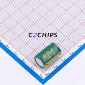 ตัวเก็บประจุอิเล็กโทรไลต์อะลูมิเนียมแบบ Through-Hole รุ่น CD288H1AM472K210T ขนาด D13xL21 มม. ความจุ 4700uF 20% แรงดัน 10V กระแสไฟ 2.003A ความถี่ 100kHz - Product Image 1