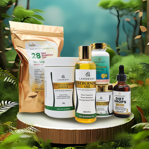 Private Label LANORIENT prodotti per la cura del corpo naturale perdita di peso della pancia grasso bruciante crema dimagrante cura del corpo Set per adulti - Product Image 2