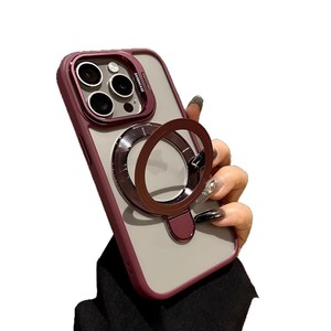 <span class=keywords><strong>Coque</strong></span> de téléphone magnétique transparente pressée à chaud avec double support d'objectif pour <span class=keywords><strong>iPhone</strong></span> 17 Pro Max et <span class=keywords><strong>iPhone</strong></span> 14 - Product Image 1
