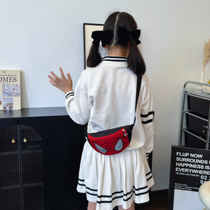 Borsa a Tracolla per Bambini con Motivo Spider-Man, Stile Anime e Cartone Animato, Alla Moda per Ragazzi e Ragazze, Borsa a Tracolla Singola Invernale - Product Image 3
