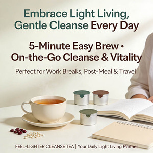 Feuchtigkeitslösende Kräutertee-Formel mit Natürlichem Diuretikum und Körperentgiftungseffekt, Enthält Ginseng und Adzuki-Bohnen - Product Image 4