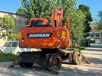 Excavadora de ruedas DOOSAN 150W de Corea, Deawoo DOOSAN DH 150W-7, excavadora de ruedas