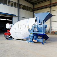 Bétonnière diesel robuste, portable, pour travaux de construction