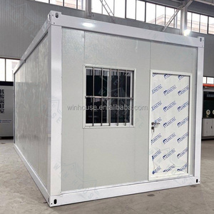 Maison conteneur pliable en acier galvanisé, bureau modulaire préfabriqué, dortoir portable pour travailleurs, pièce isolée ignifuge - Product Image 6