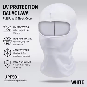 Maschera Balaclava Estiva Protettiva dal Sole, Antivento, Copertura Completa del <span class=keywords><strong>Viso</strong></span>, Maschera da Sci per Moto, Ciclismo, Corsa e Sport all'Aperto - Product Image 5