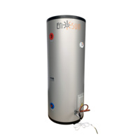 Pompa air panas kolektor listrik surya Reservoir gulungan panas termal 200L Buffer tangki air Boiler pompa panas HVAC sistem air panas tanpa koil