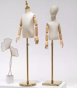 의류 매장 창 디스플레이 소품 나무 팔 의상 어린이 마네킹 디스플레이 아기 마네킹 - Product Image 3